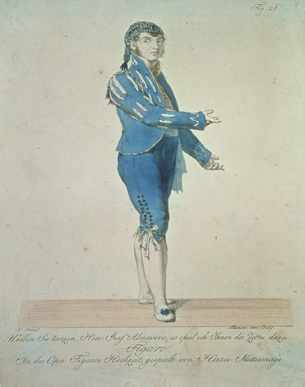 Figaro, Diener von Graf Almaviva, aus 