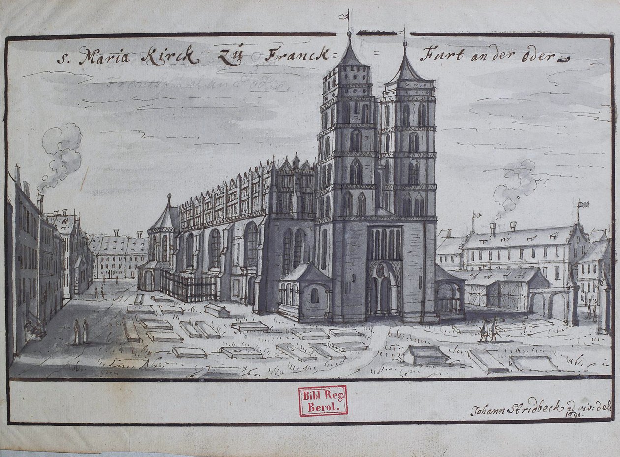 S. Maria Kirche zu Frankfurt an der Oder von Johann Stridbeck