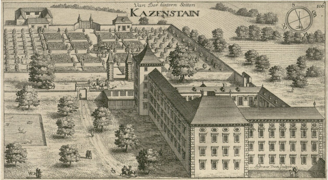 Grad Kacenštajn von Johann Weikhard von Valvasor