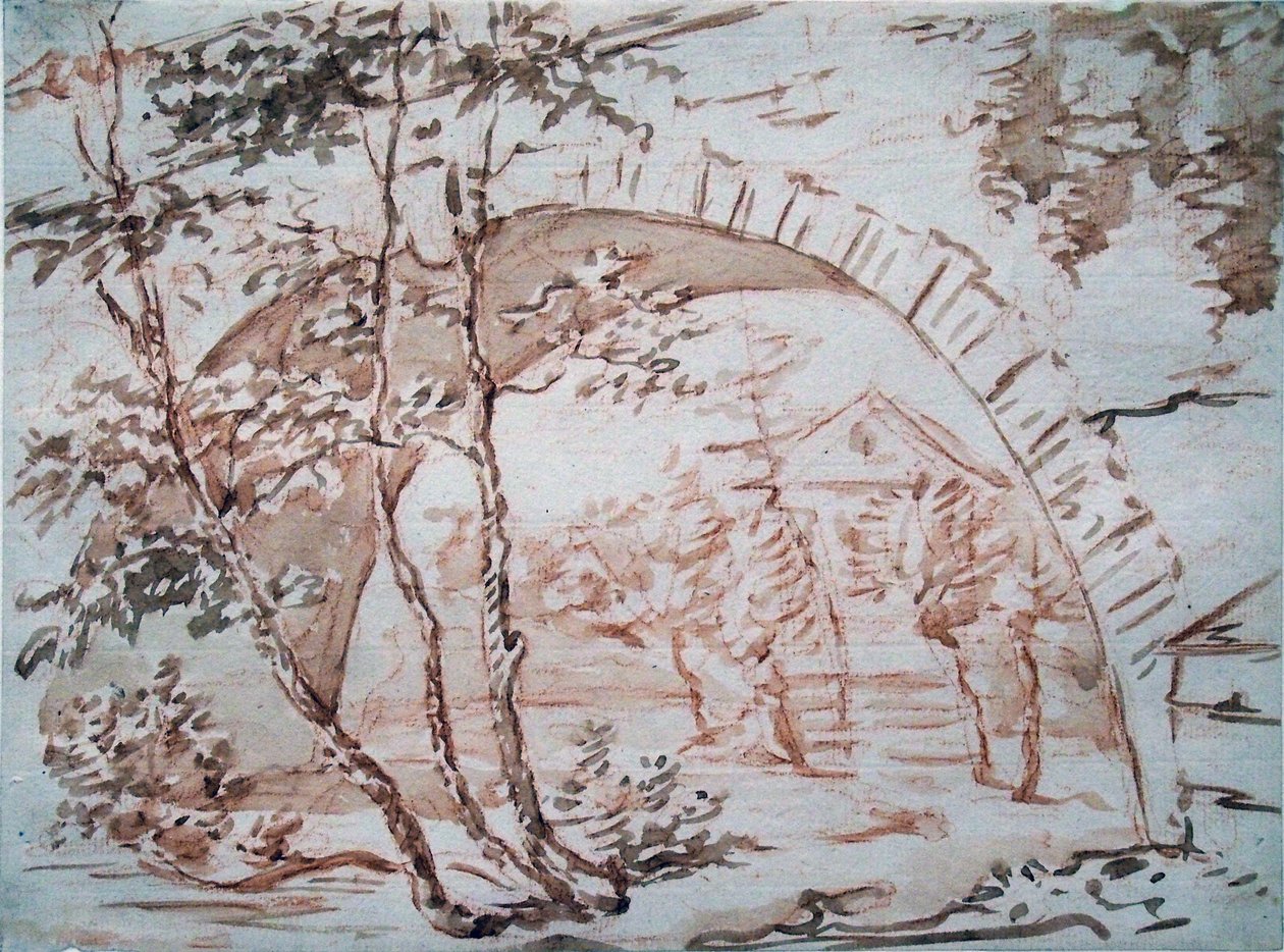 Sternbrücke (Schlossbrücke) in Weimar von Johann Wolfgang von Goethe