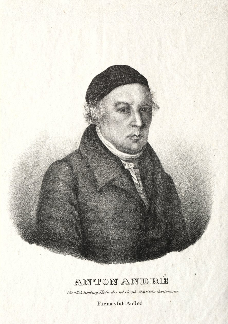 Porträt von Anton André von Johann André