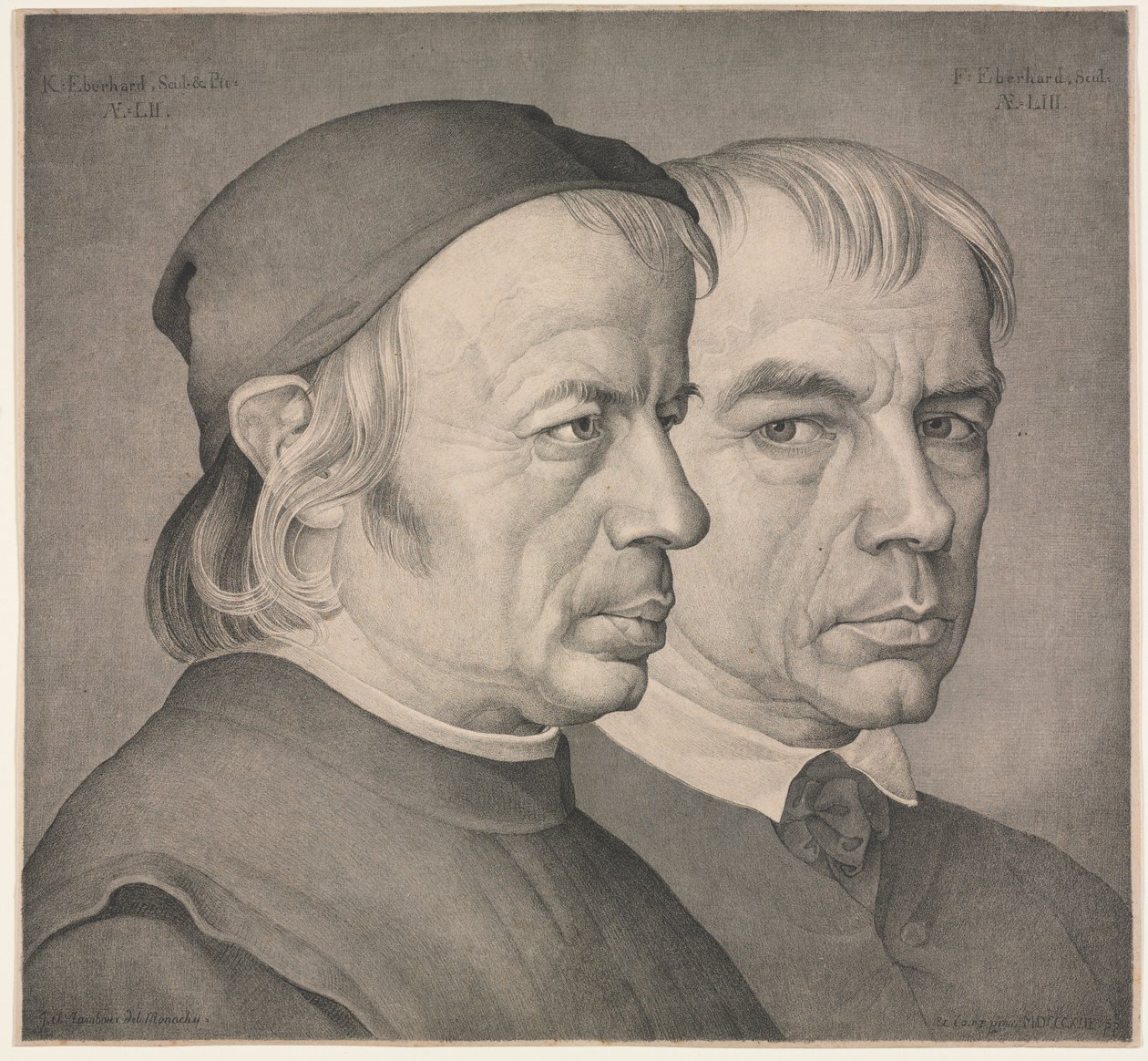Die Brüder Eberhard von Johann Anton Ramboux
