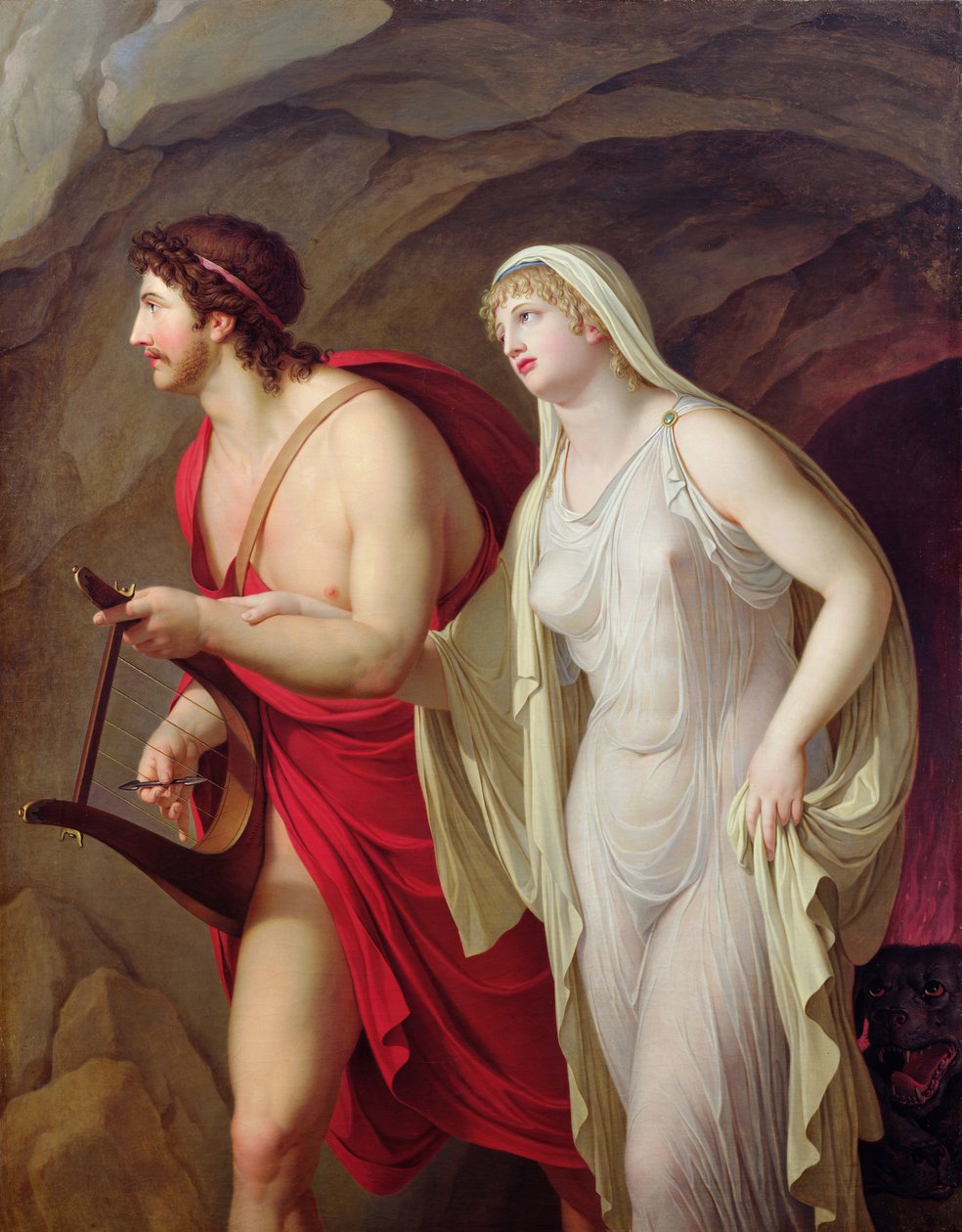 Orpheus und Eurydike von Johann August Nahl the Younger