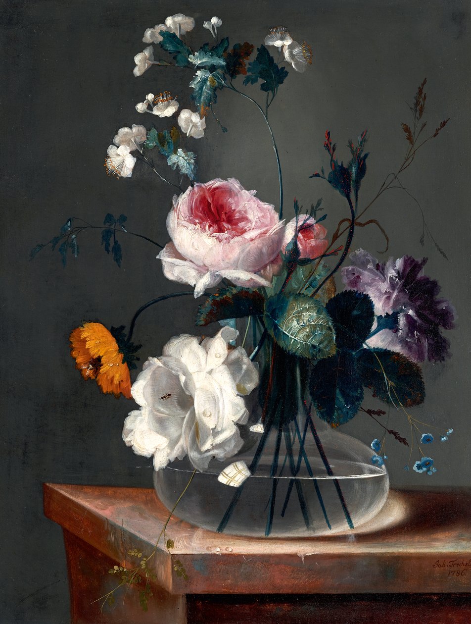 Blumenstillleben von Johann Baptist Drechsler