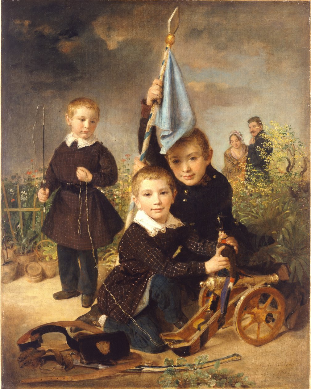 Kindersoldatenspiele von Johann Baptist Reiter