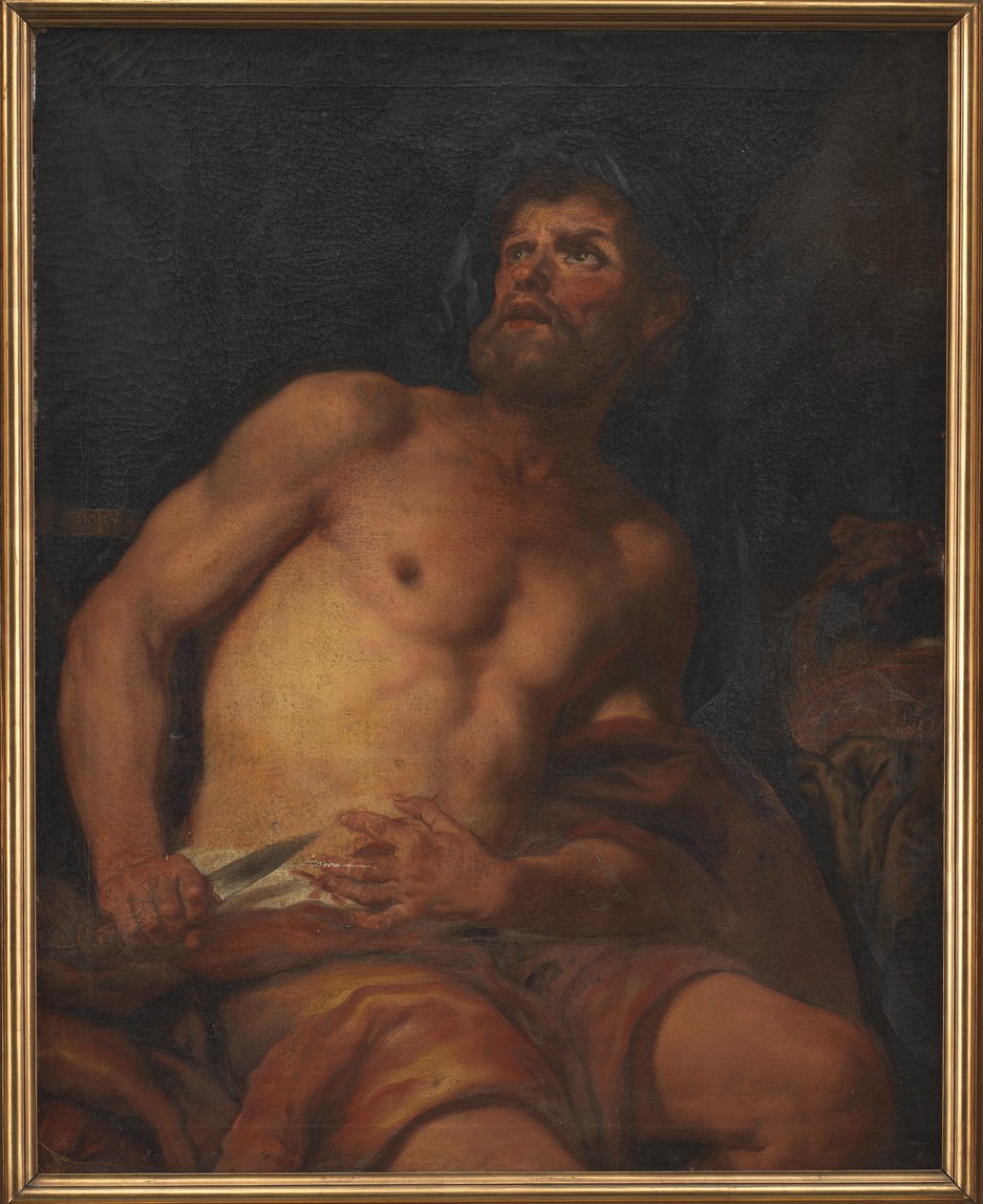 Der Tod des Cato dem Jüngeren von Johann Carl Loth