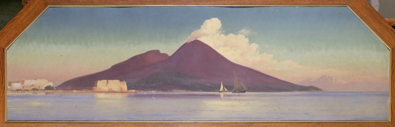 Der Vesuv, Neapel von Johann Carl Neumann