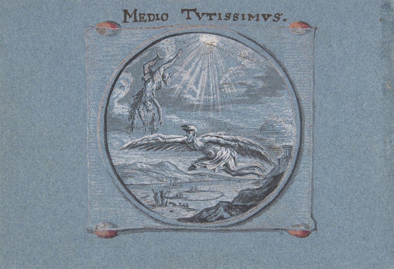 Der Sturz des Ikarus, 1692 von Johann Caspar Hessius