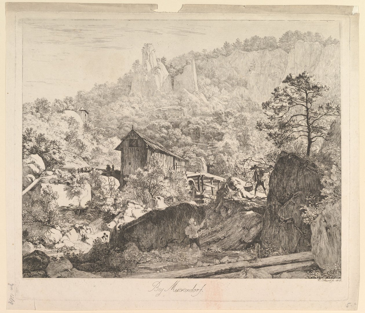 Um Muckendorf, 1818 von Johann Christian Erhard