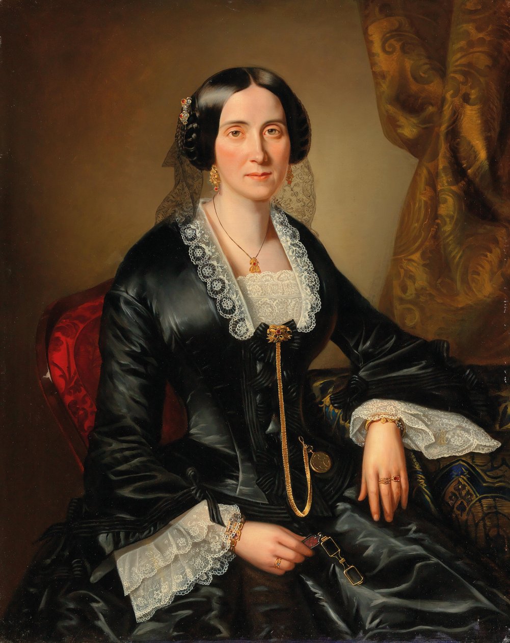 Porträt Johanna Bujatti von Johann Christian Mayer