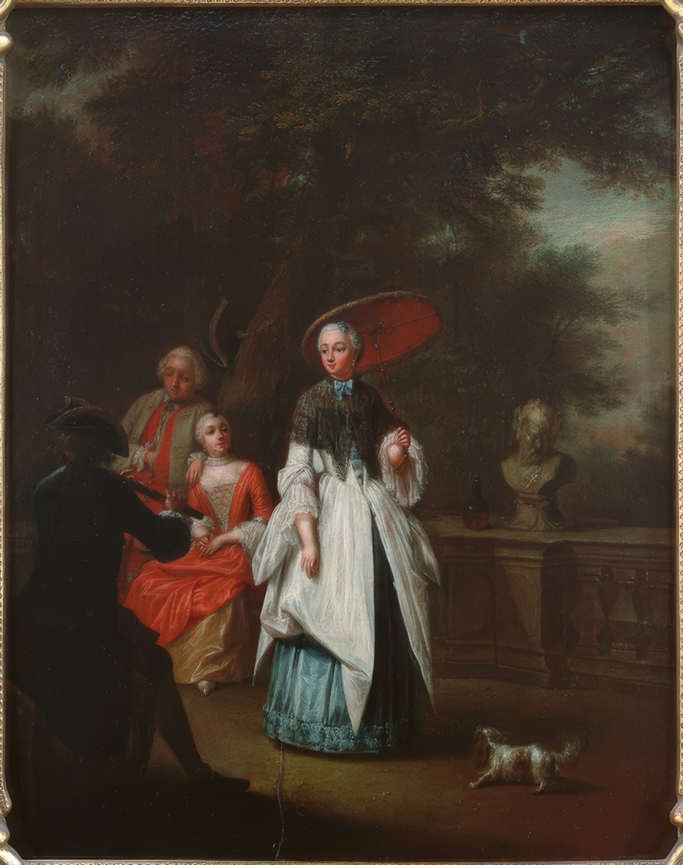 Parkszene von Johann Conrad Seekatz