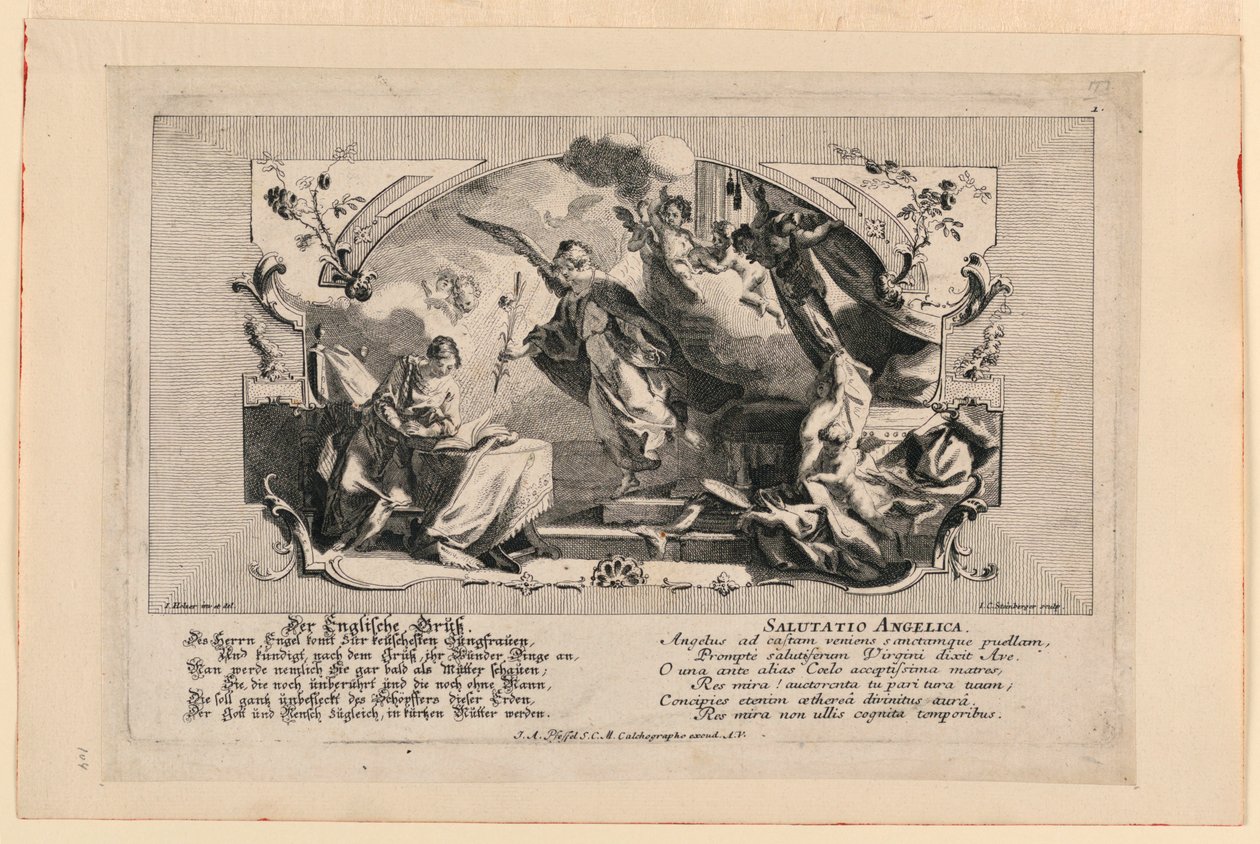 Salutatio Angelica von Johann Evangelist Holzer
