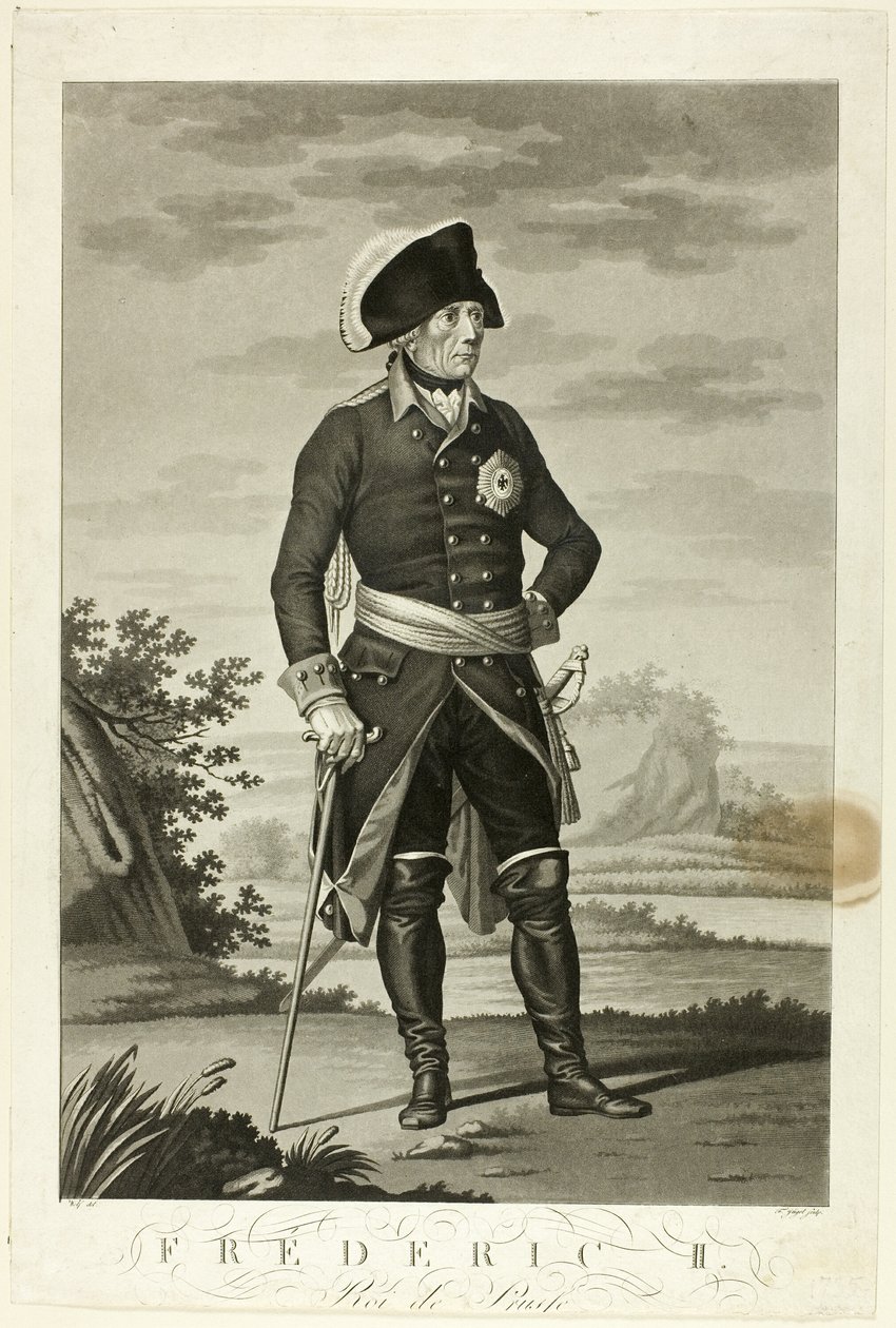 Friedrich II., König von Preußen von Johann Friedrich Jügel