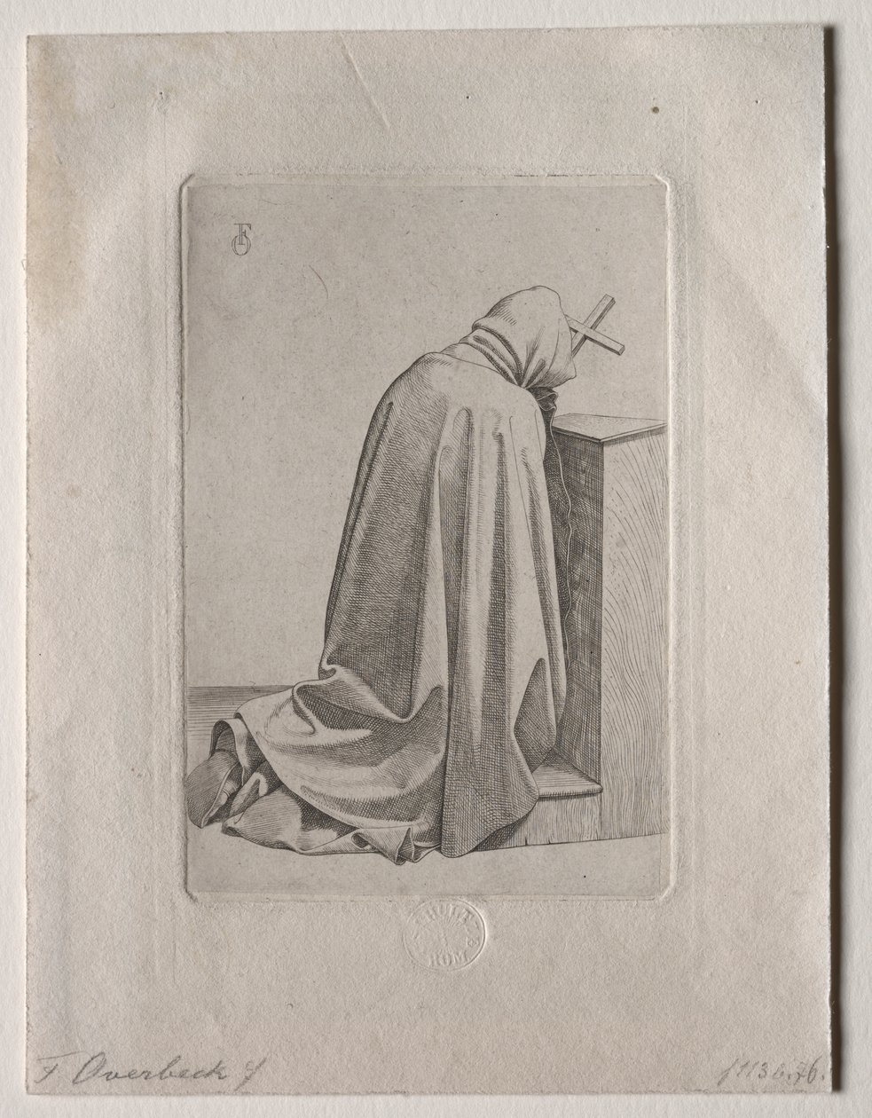 Ein betender Mönch von Johann Friedrich Overbeck