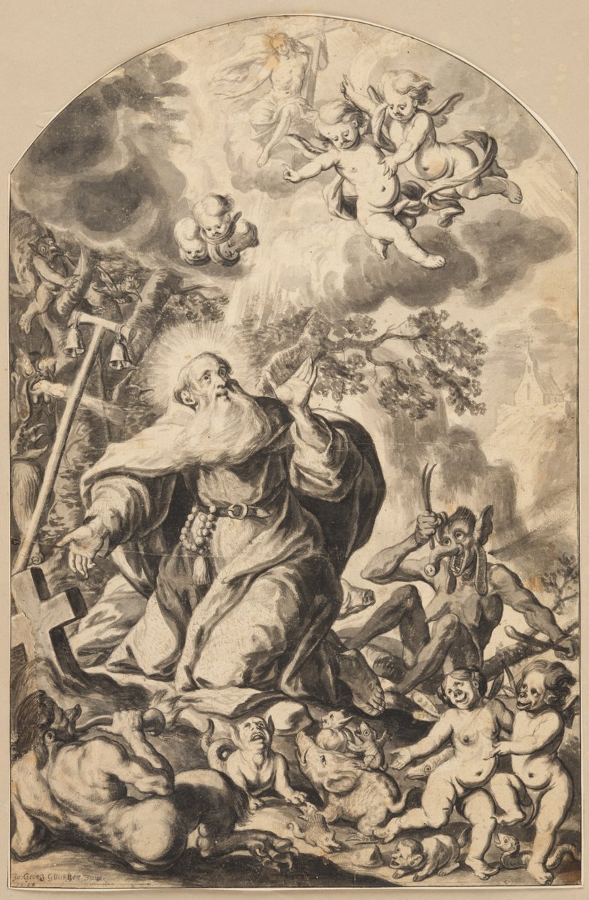 Versuchung des heiligen Antonius von Johann Georg Glückher