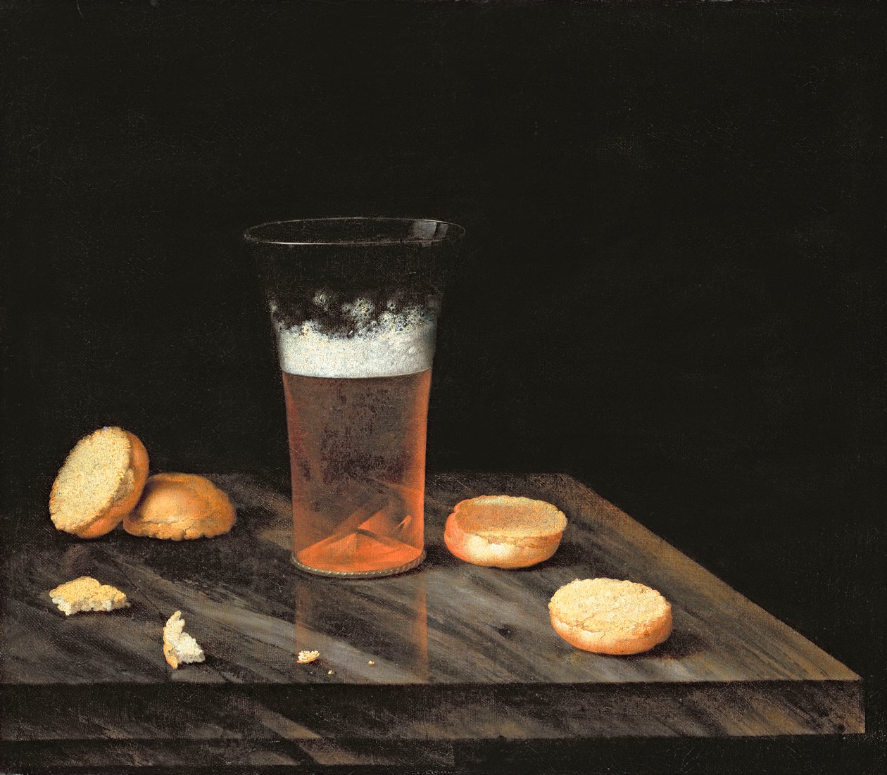 Stillleben mit Bierglas von Johann Georg Hinz