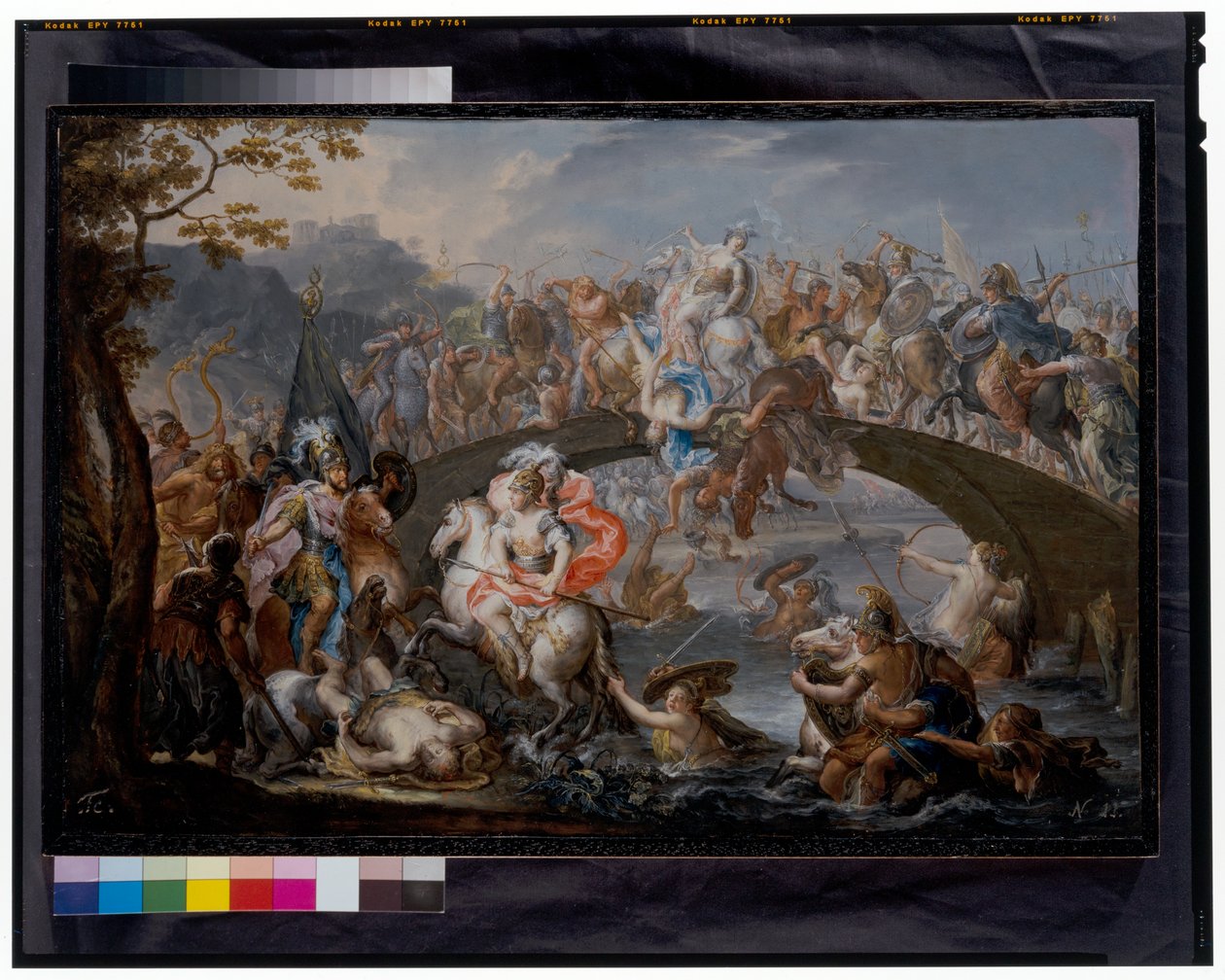 Die Schlacht der Amazonen von Johann Georg Platzer