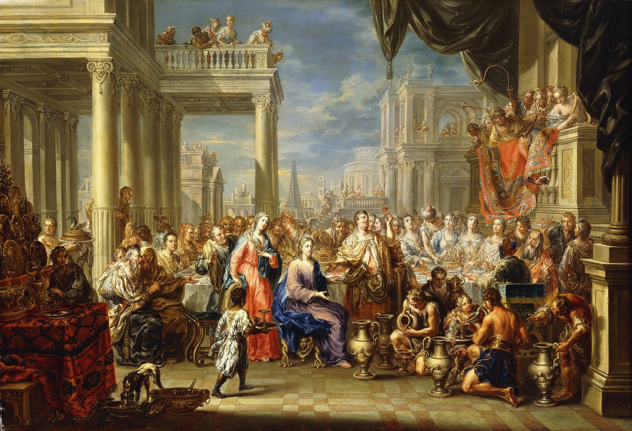 Die Hochzeit zu Kana von Johann Georg Platzer