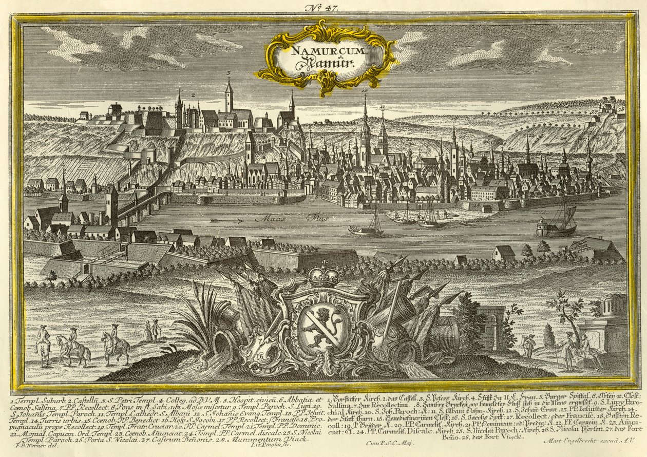 Namur, ca. 1740 von Johann Georg Ringlin