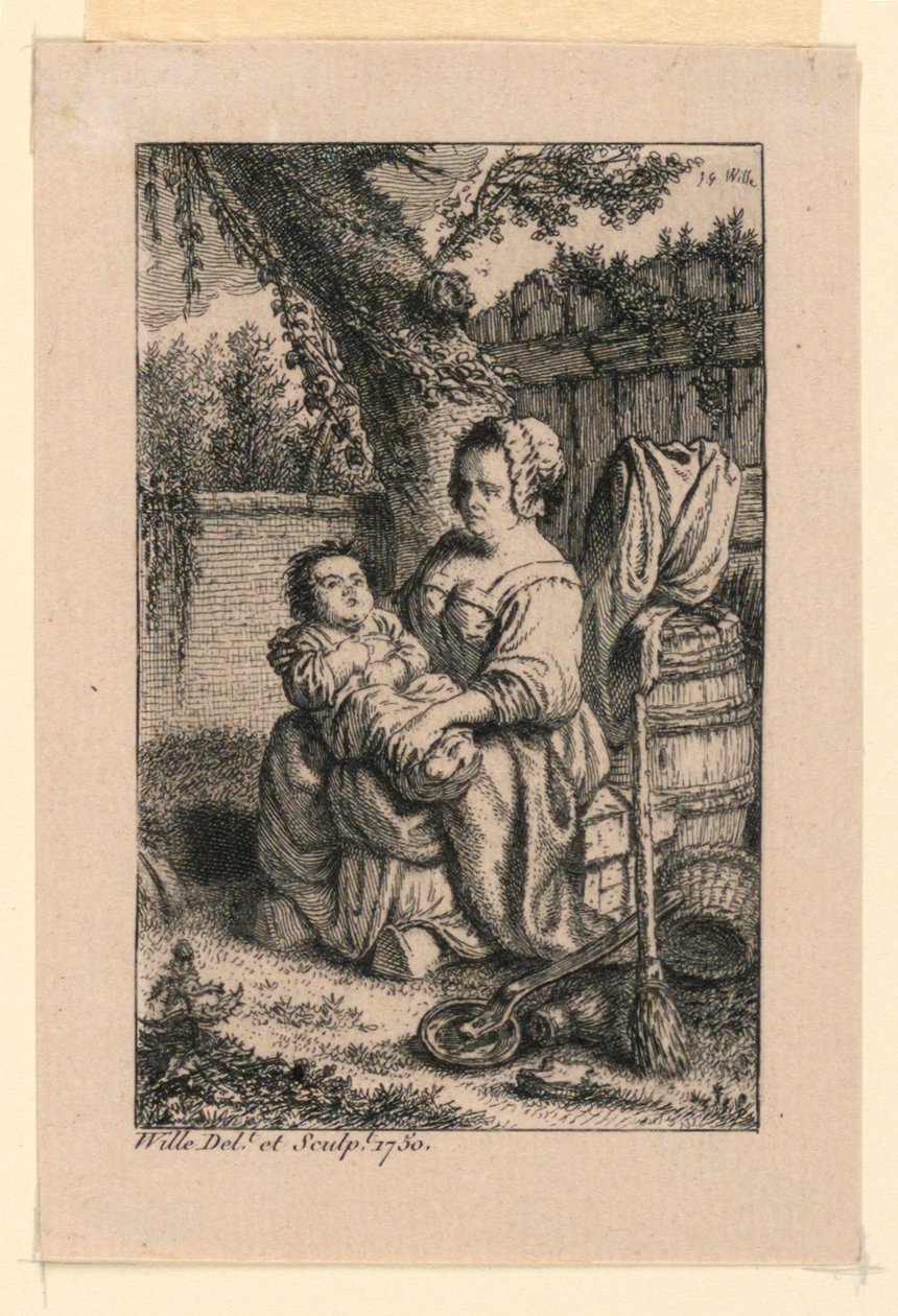 Die Krankenschwester von Johann Georg Wille