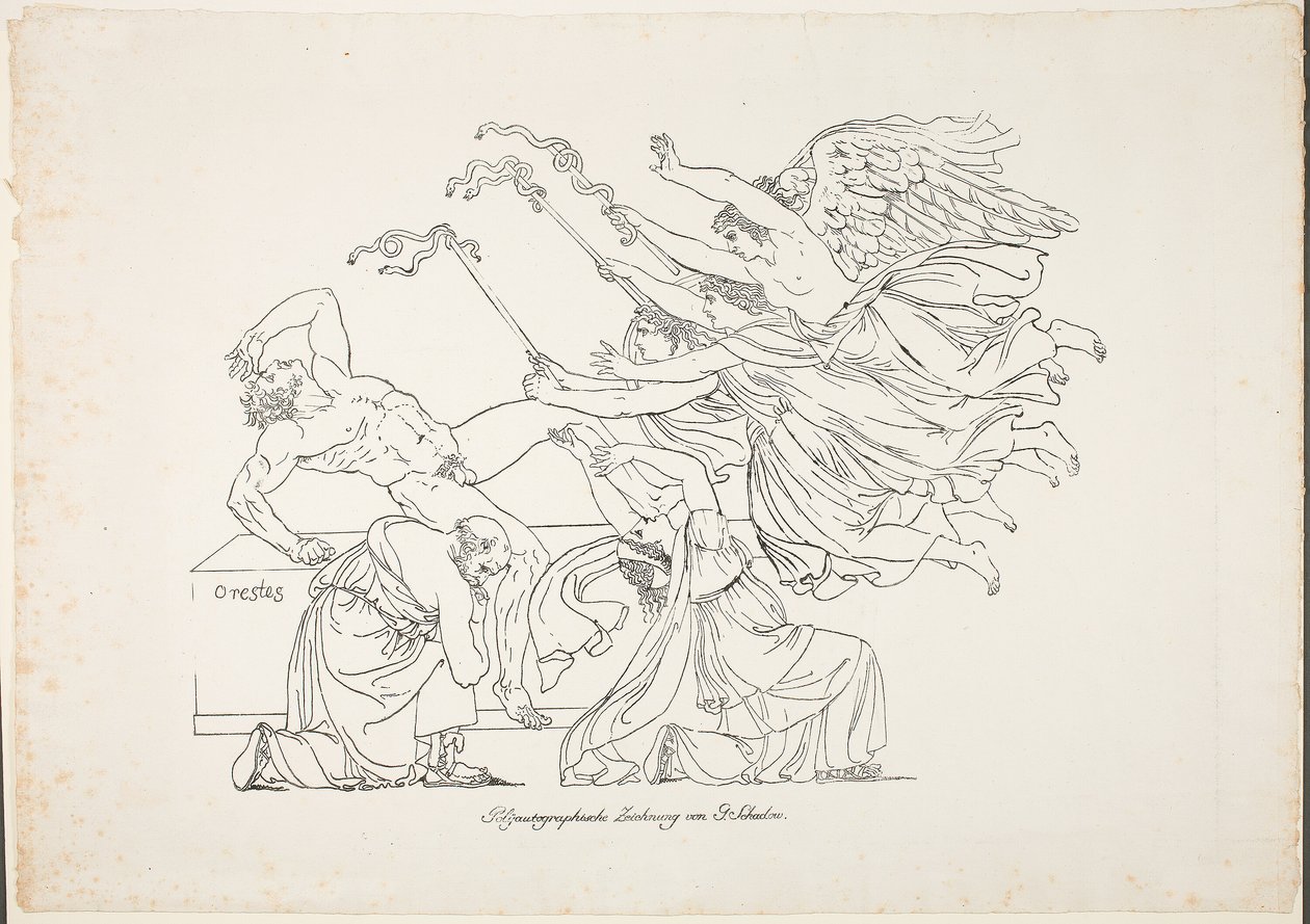 Verfolgung des Orestes von Johann Gottfried Schadow