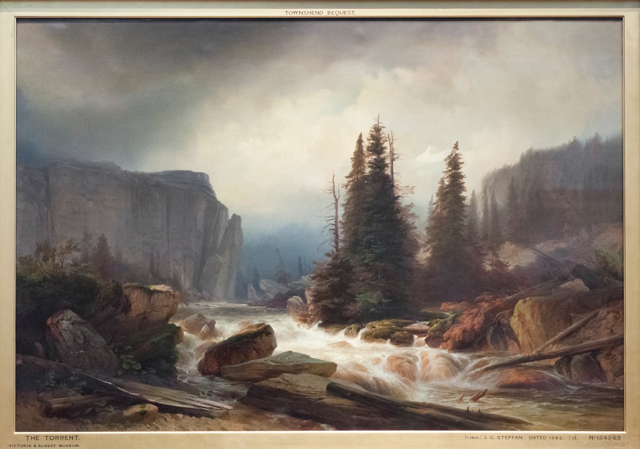 Der Wildbach von Johann Gottfried Steffan