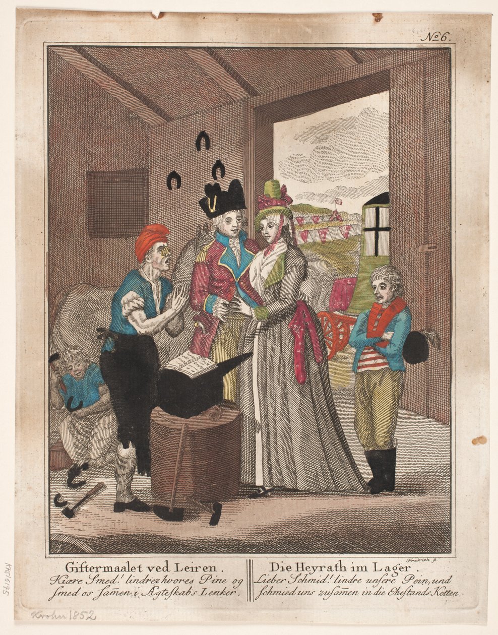 Die Hochzeit bei Leiren von Johann Gottlieb Friedrich