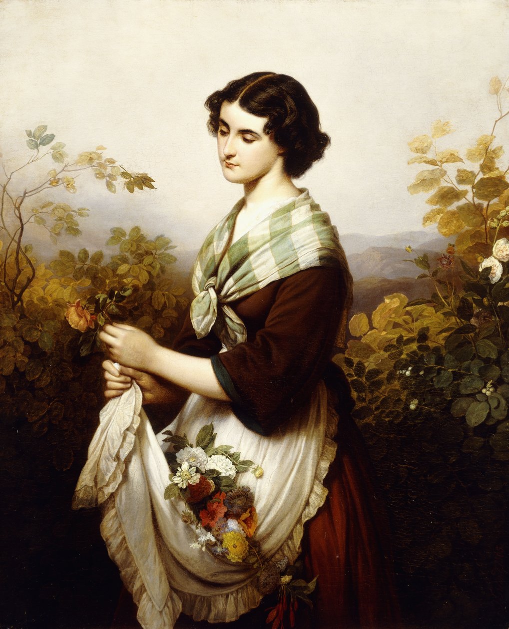 Die letzte Rose; La Derniere Rose, 1865 von Johann Grund