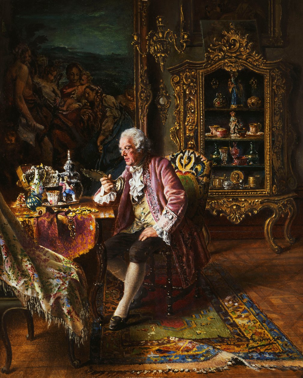 Der Kunstsammler von Johann Hamza