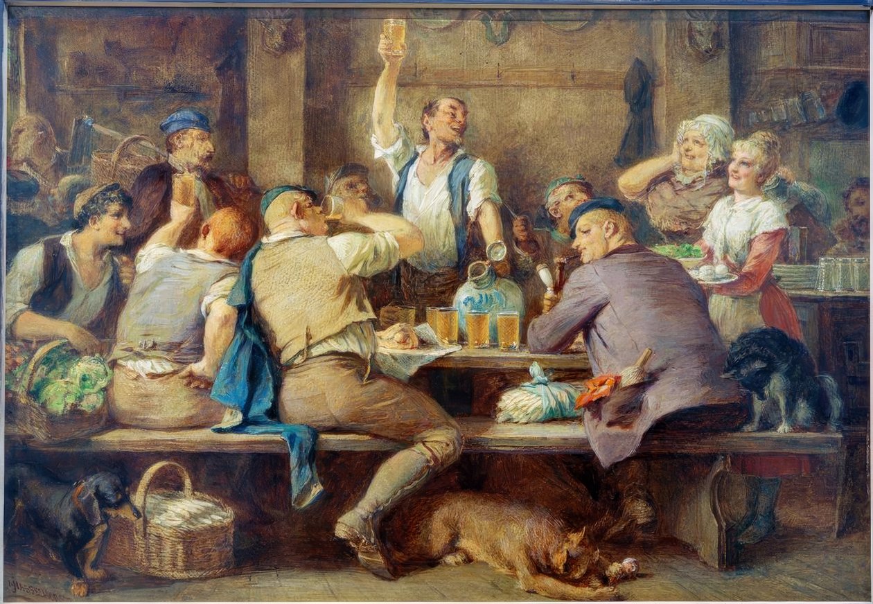 Äpfelweinstube in Sachsenhausen von Johann Heinrich Hasselhorst