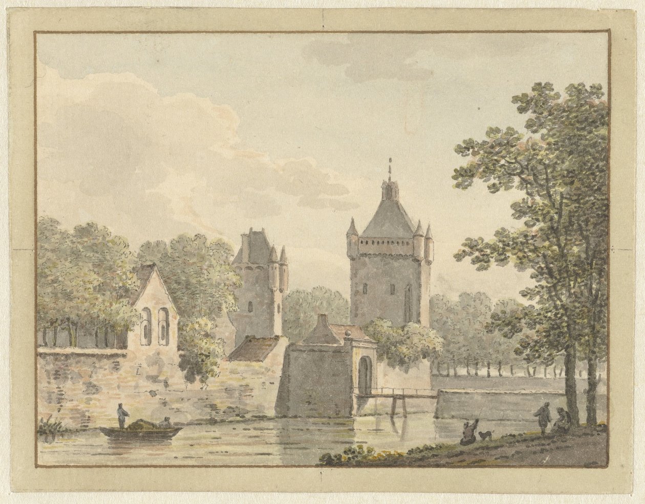 Schloss De Pol in Vianen von Johann Heinrich Muntz