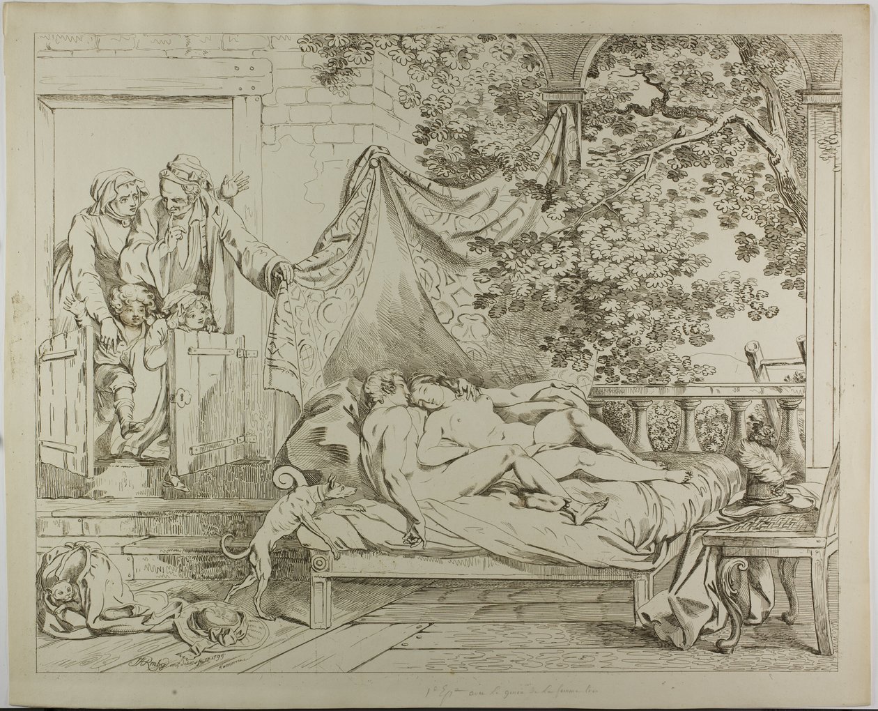 Die Liebenden von Johann Heinrich Ramberg