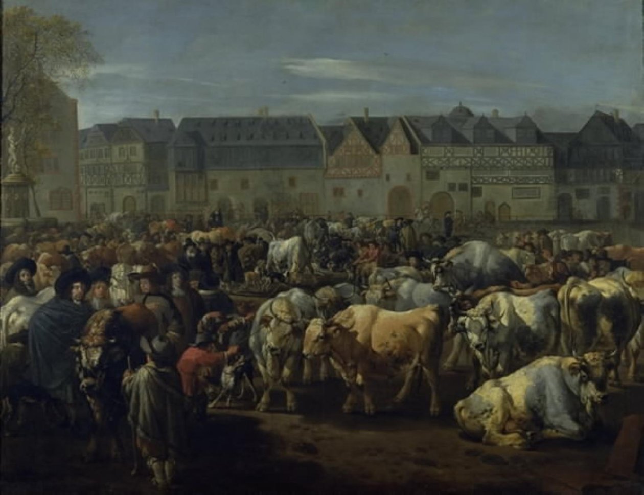 Ein Viehmarkt von Johann Heinrich Roos