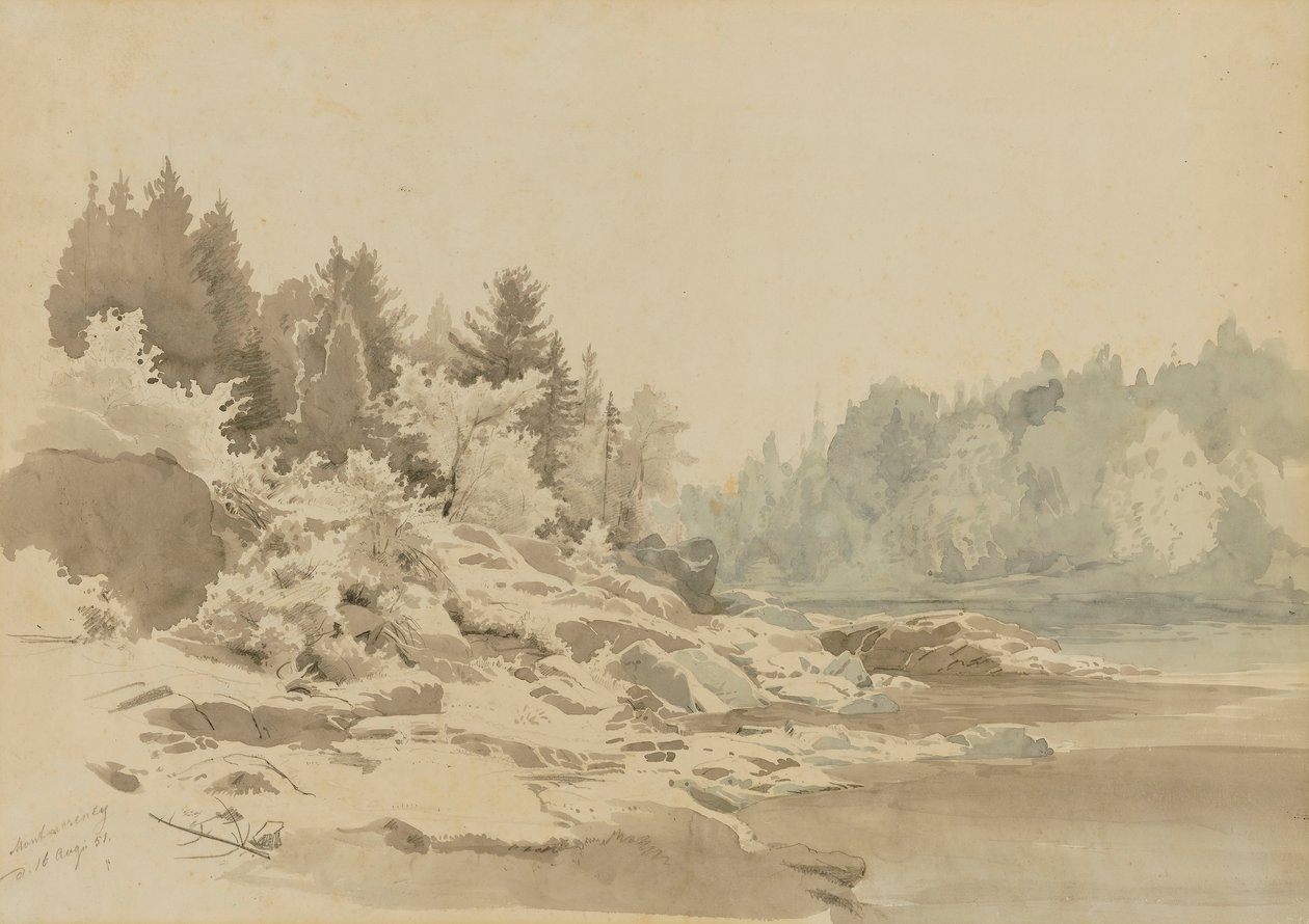Montmorency-Fluss, Quebec von Johann Hermann Carmiencke