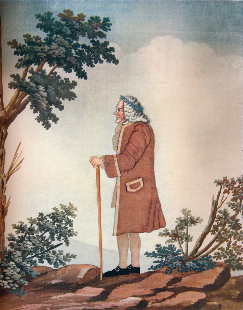 Porträt von Voltaire von Johann Huber