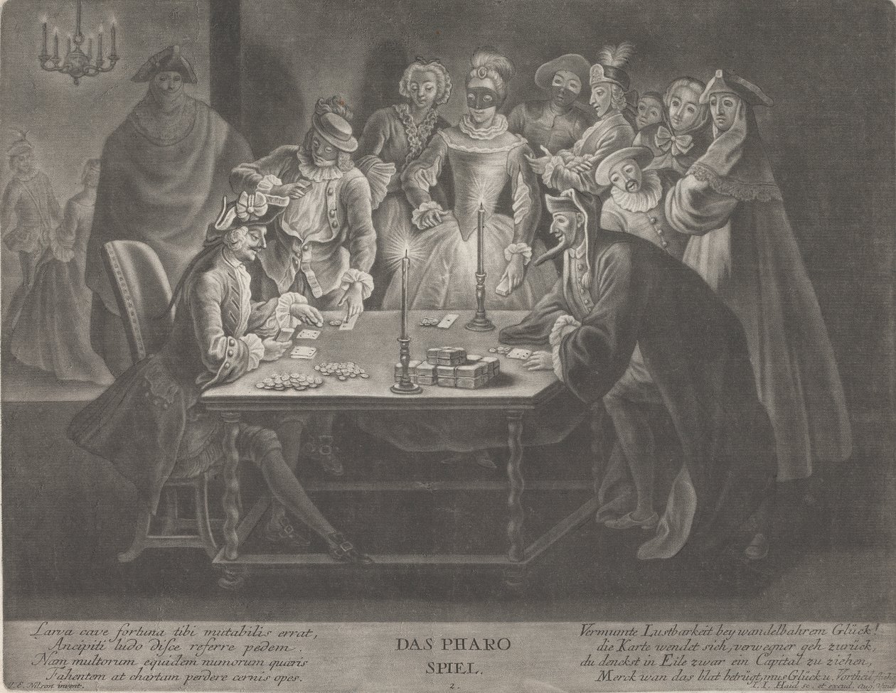 Das Pharao-Spiel von Johann Jacobus Haid