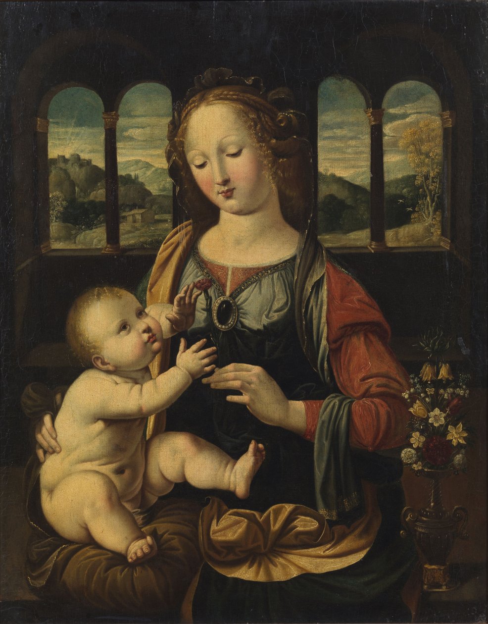 Maria mit dem Kind von Johann König