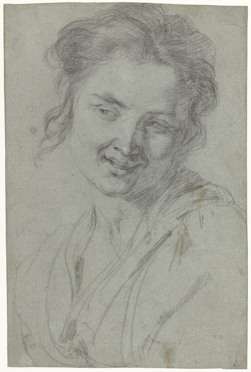 Studie einer lachenden Frau von Johann Liss