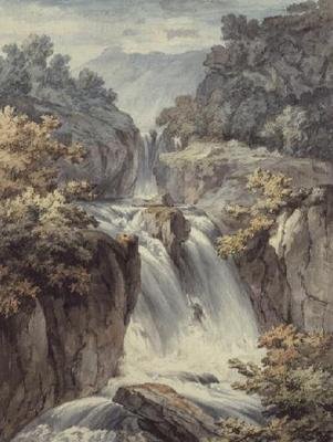 Der Wasserfall von Johann Ludwig Alberli