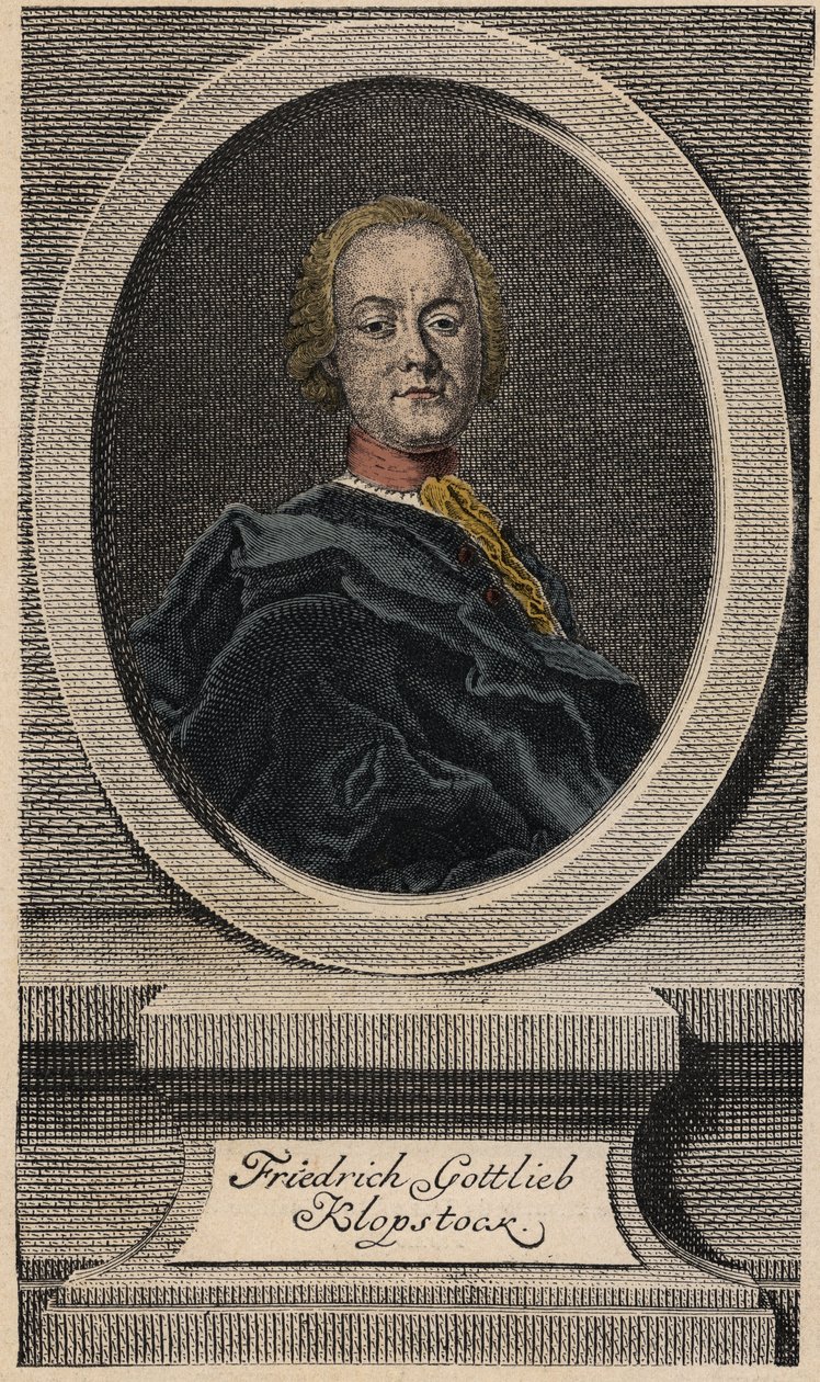 Friedrich Gottlieb Klopstock (1724-1803), deutscher Dichter von Johann Martin Bernigeroth