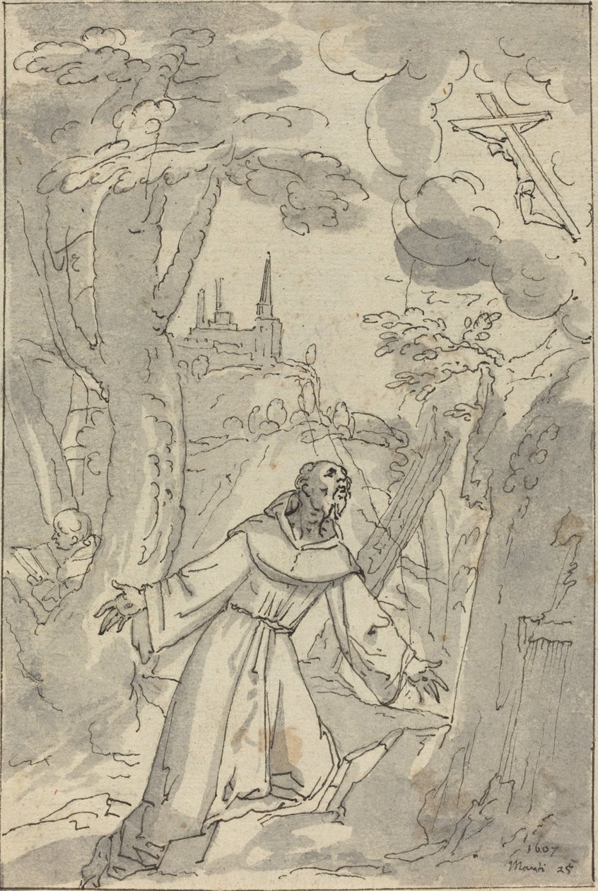 Die Stigmatisation des Heiligen Franziskus von Johann Matthias Kager