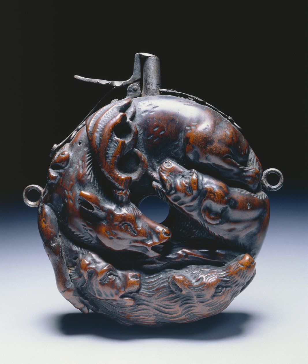 Pulverflasche, ca. 1680 von Johann Michael Maucher
