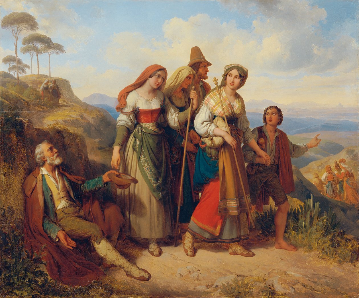 Römische Pilger von Johann Nepomuk Ender