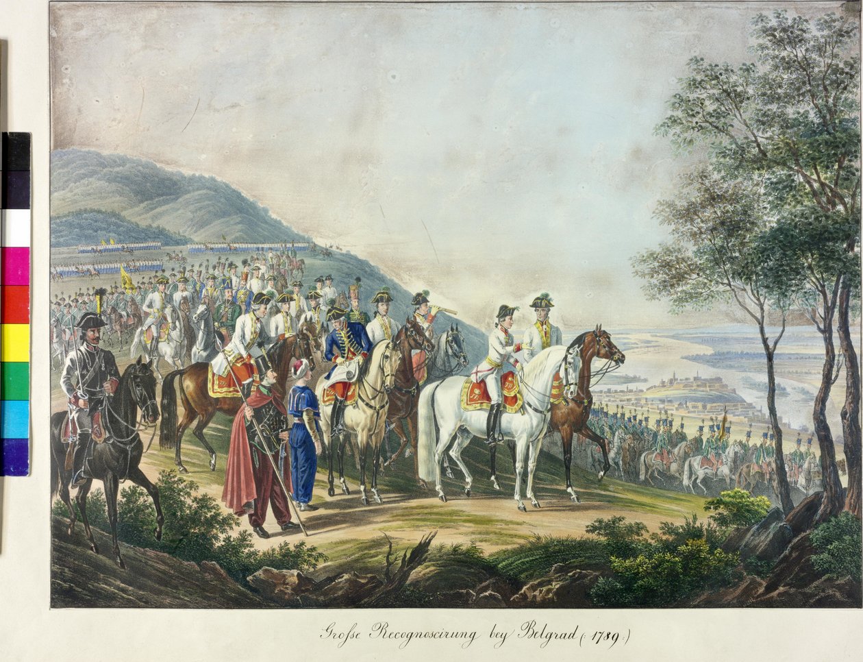 Erzherzog Franz Belagerung von Belgrad 1789 von Johann Nepomuk Hoechle