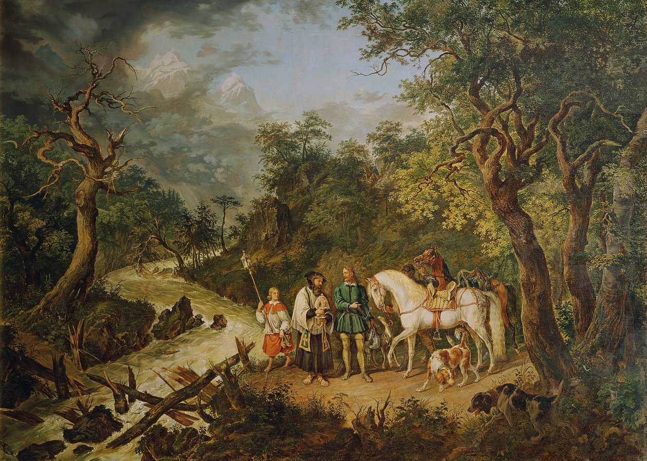 Rudolf von Habsburg und der Priester von Johann Nepomuk Höchle