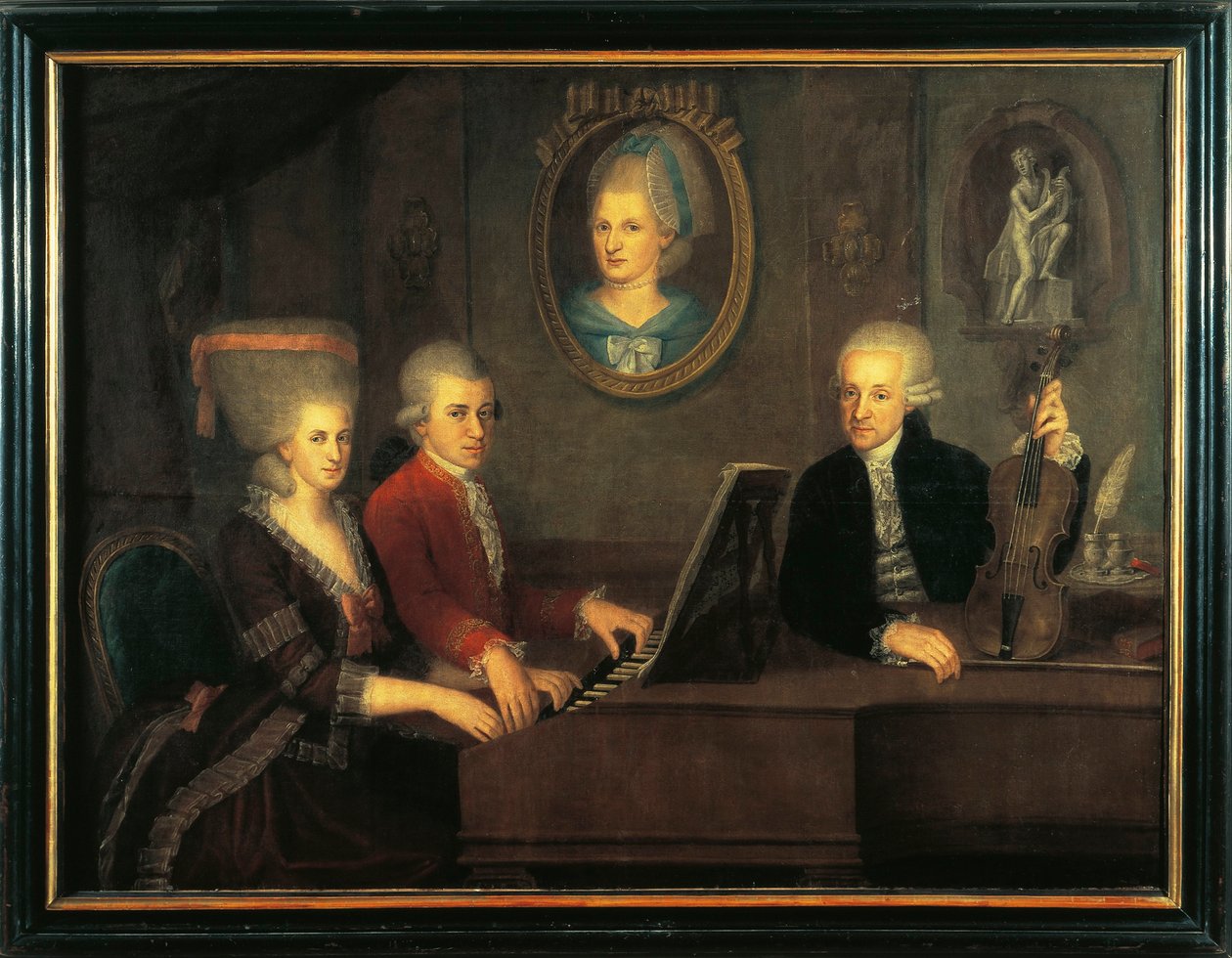 Mozart Familie von Johann Nepomuk della Croce