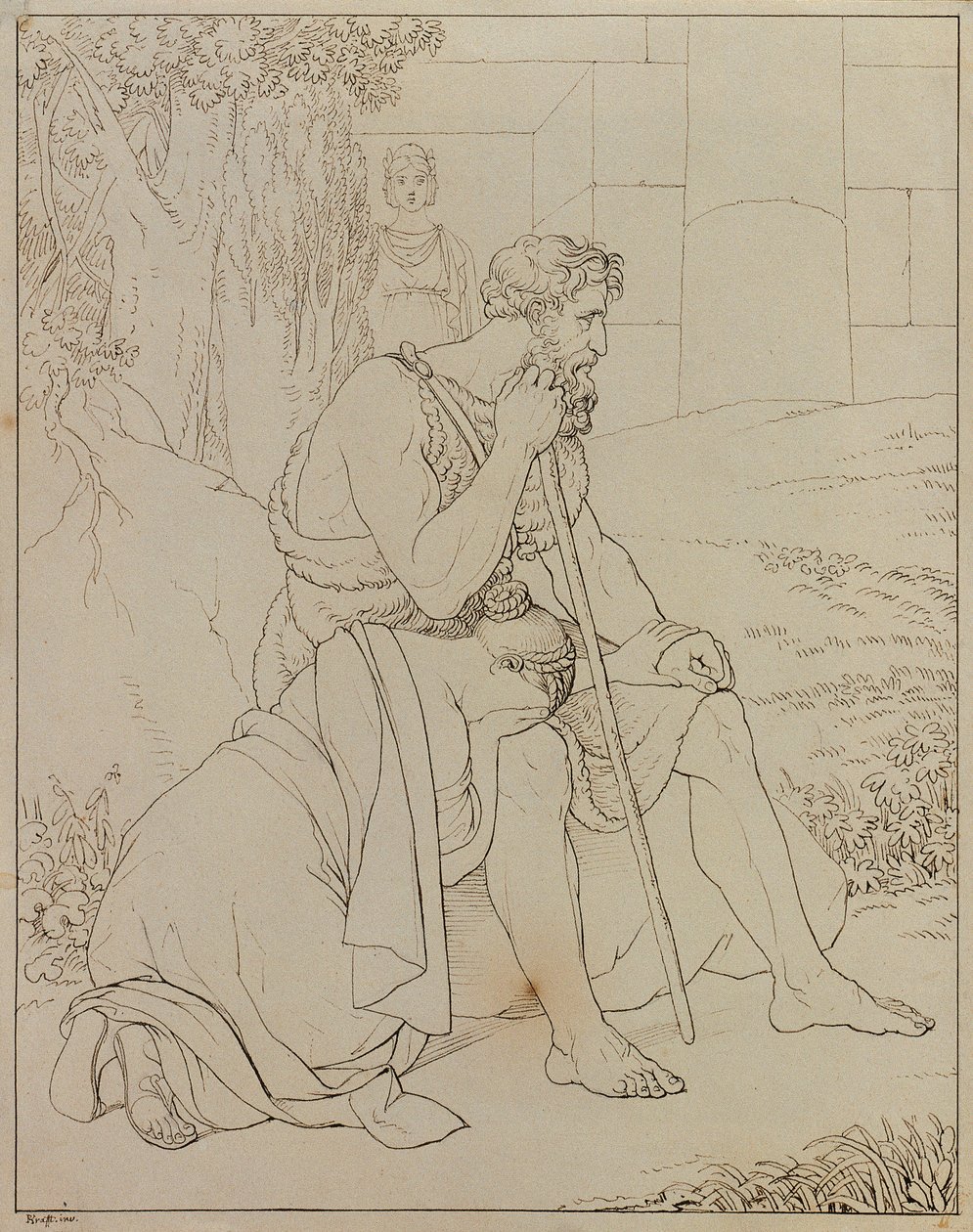 Ödipus und Antigone von Johann Peter Krafft
