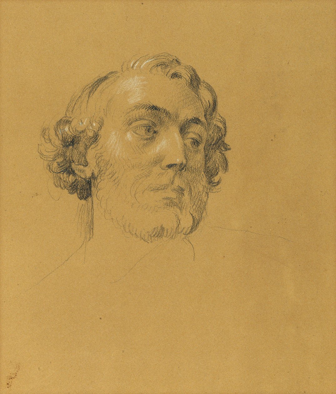 Porträtstudie von Johann Peter Krafft