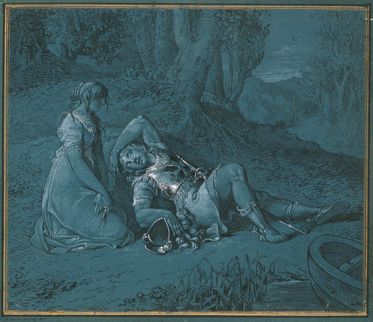 Rinaldo und Armida – Armidens Liebe von Johann Peter Krafft