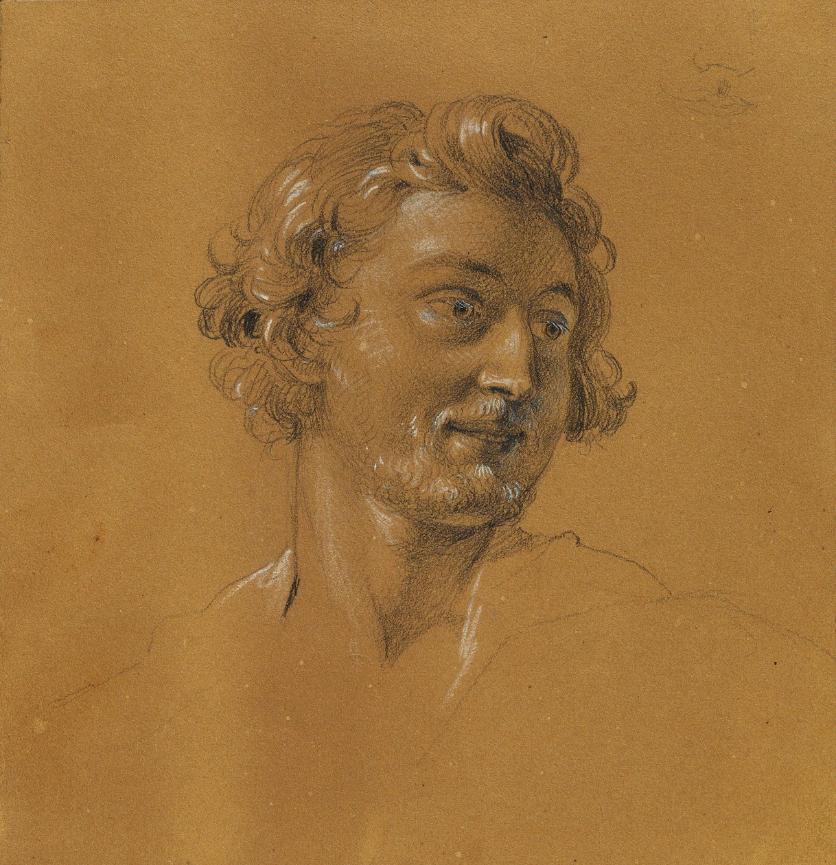 Studie zu "Rüdiger und Angelika" von Johann Peter Krafft
